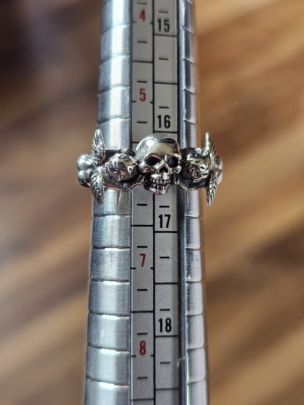 Etah Love Skull And Cherubs Ring